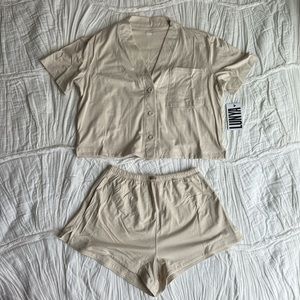 Lunya Slumberknit Short Sleeve Short Set